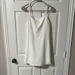 Old Navy White Active Dress with Built-In Shorts